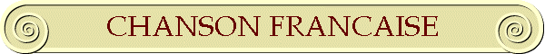CHANSON FRANCAISE
